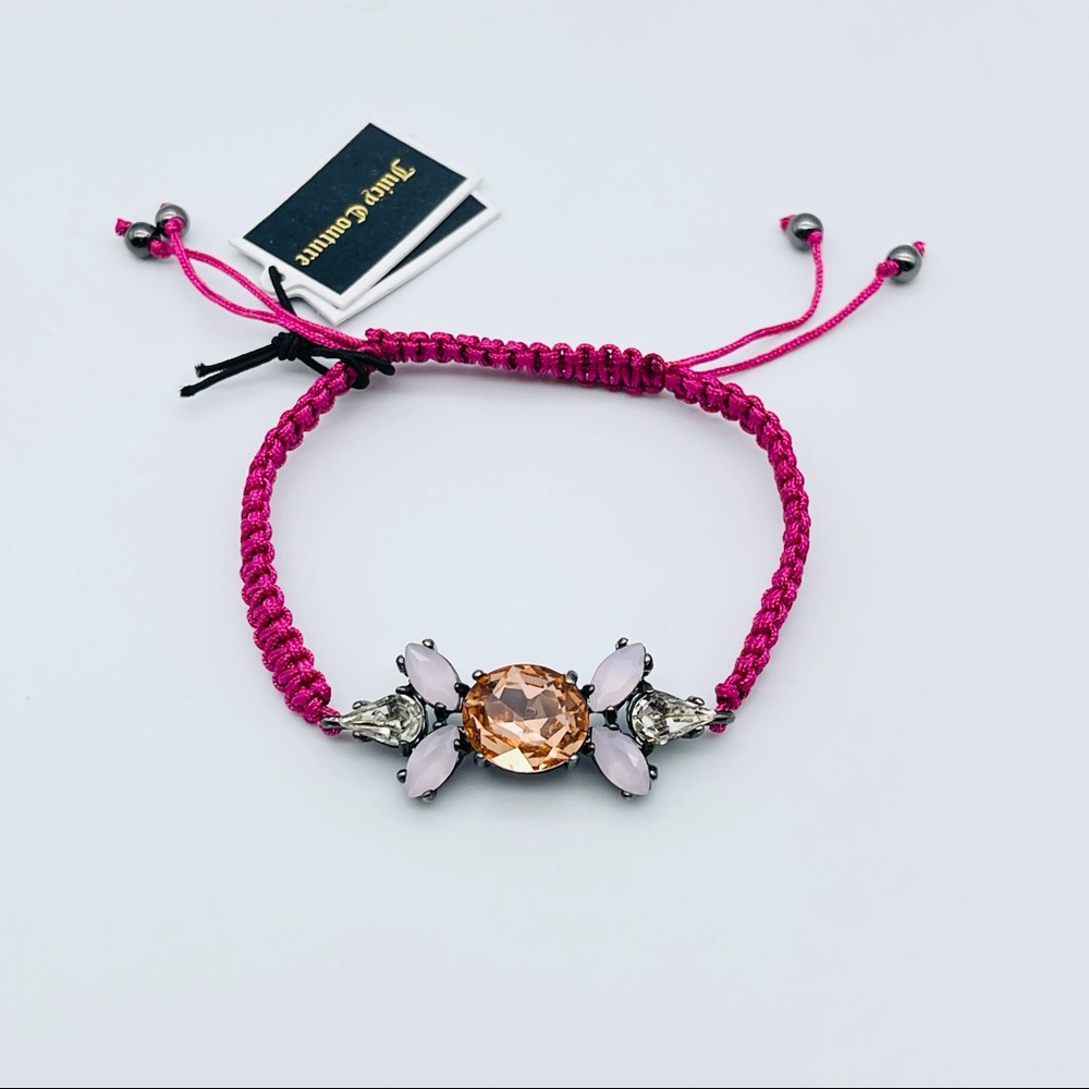 NWT Juicy Couture Gemstone Friendship  Bracelet